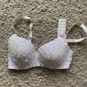 Sequin bra